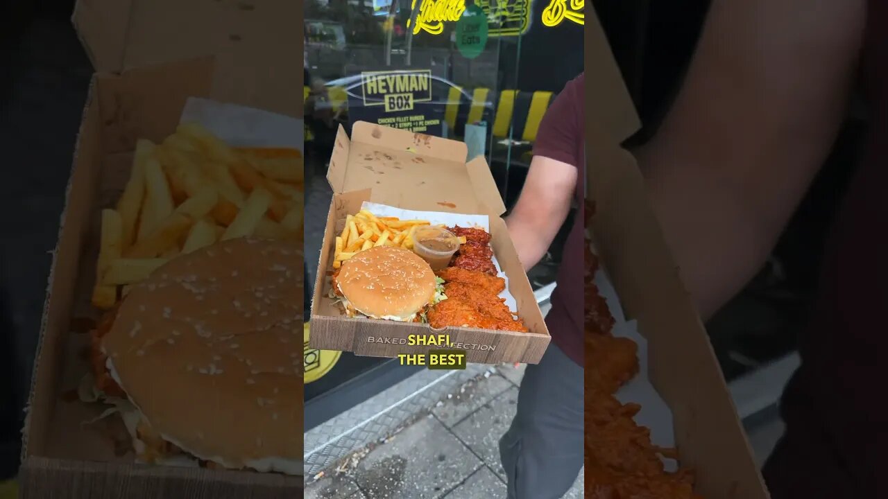 HEYMAN Eats The HEYMAN Box! #heyman #friedchicken