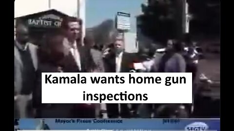 Kamala Harris wants home gun inspections, RIP 4th Amendment and more