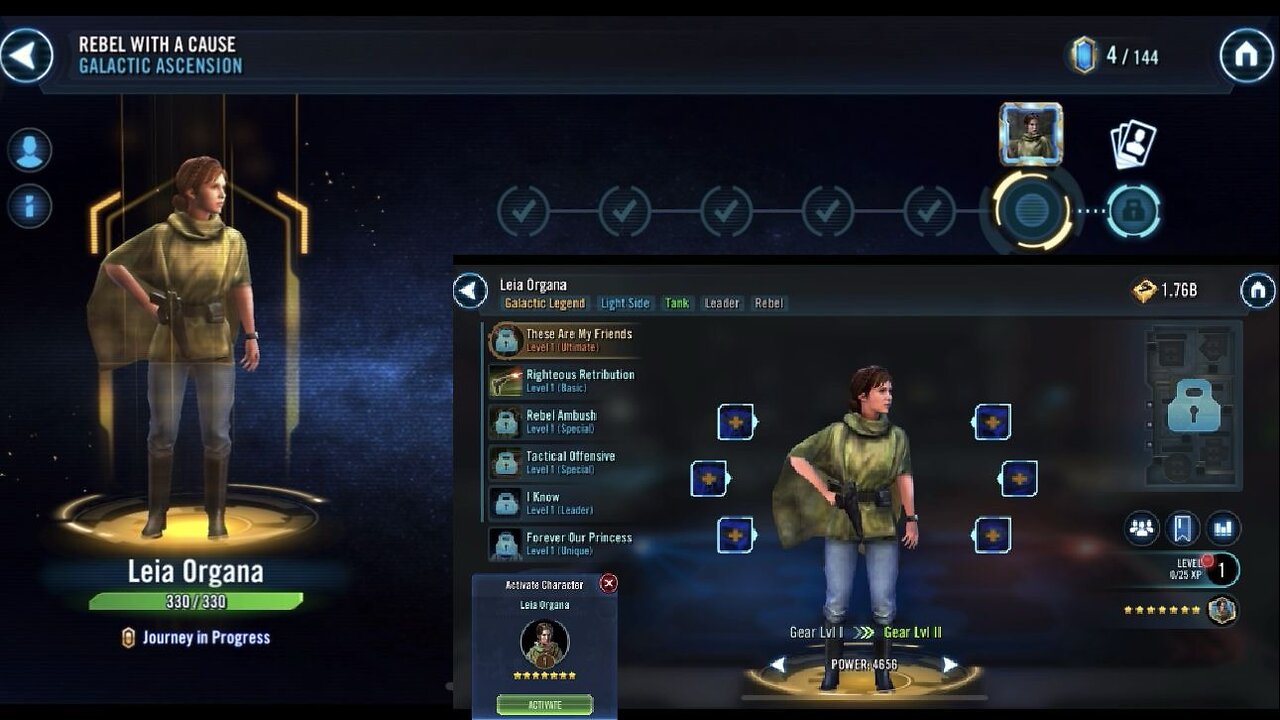 Unlocking GL Leia Organa! | 7 out of 8 Now Unlocked!