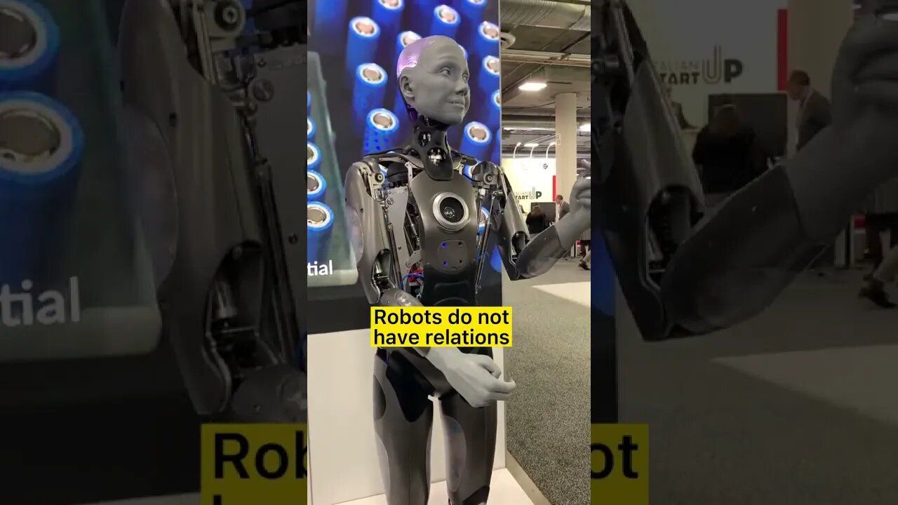 She noticed my bunny ears-#ces2022 #robot #ameca #boostofhope #irobot #notlikethis #ai #jokes