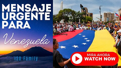 Importante mensaje para Venezuela y ISU Family
