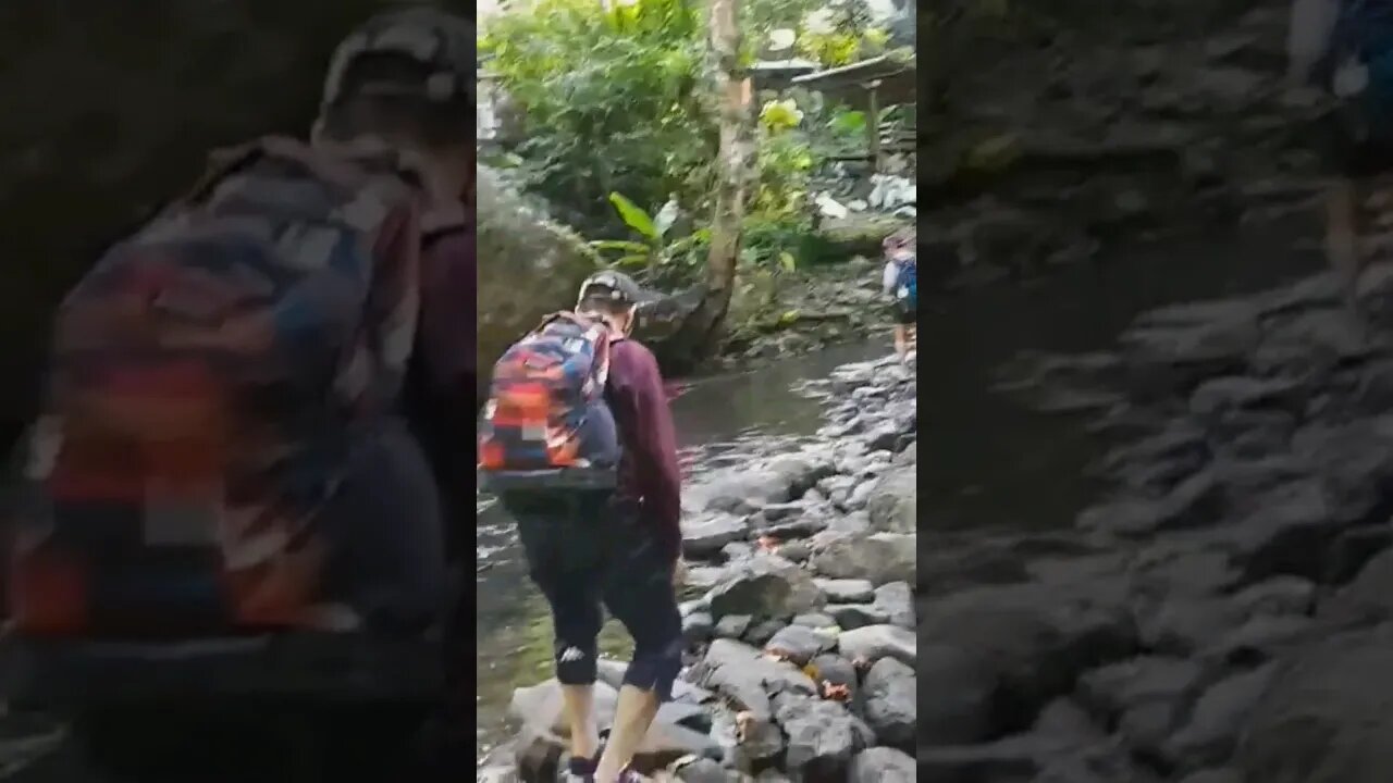 Hiking In the Paradaise River #hiking #river #philippines
