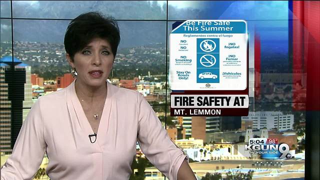 Fire safety tips for Mount Lemmon this summer