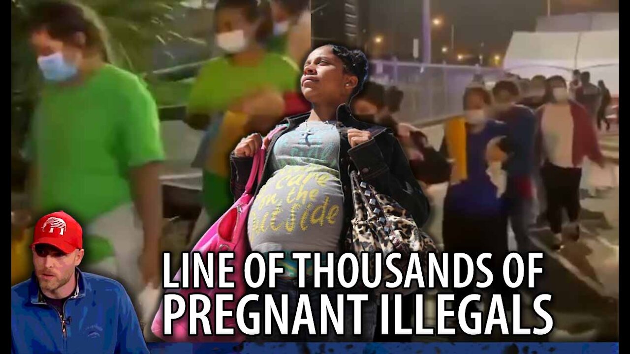 Thousands of Pregnant Migrants Seen Being Transported by Biden Administration