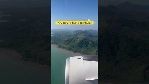 Flying into Phuket, Thailand #shorts