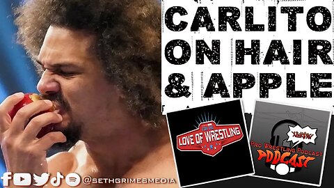 Carlito on Spitting the Apple and Hair | Clip from Pro Wrestling Podcast Podcast #wweraw #carlito