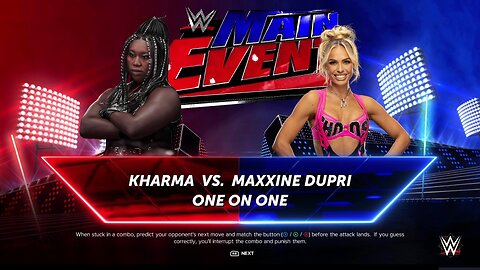 WWE 2k24 Kharma vs Maxxine Dupri