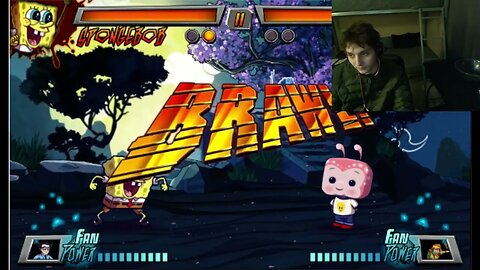 Sqweep The Alien VS SpongeBob SquarePants In A Nickelodeon Super Brawl 3 Battle With Live Commentary