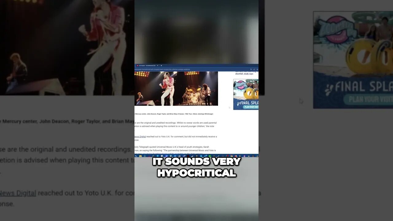 ROCK Band HYPOCRISY-QUEEN'S Adult-themed Performances vs Parental Discretion WARNINGS #shortsvideo