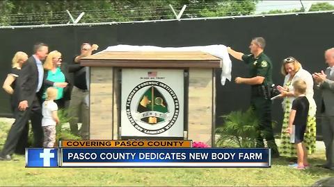 'Body farm' opening in Pasco County