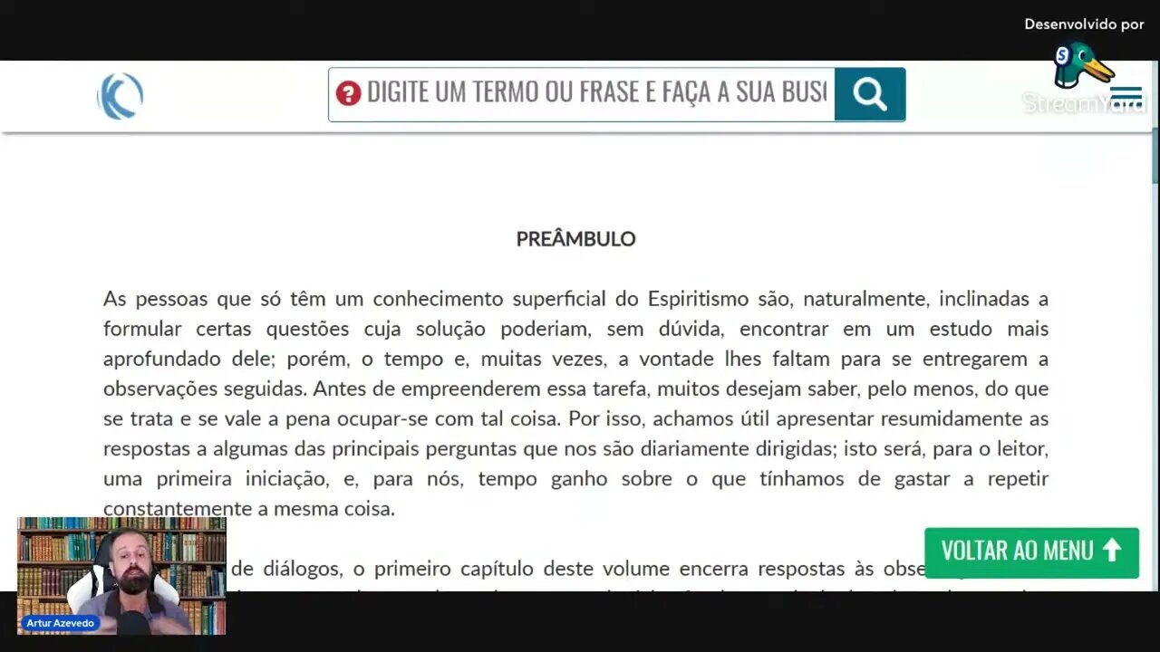 Estudo de "O Que é o Espiritismo", de Allan Kardec (#01)