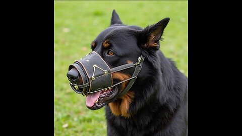 Tibetan Mastiff Dog muzzle training # cute dog