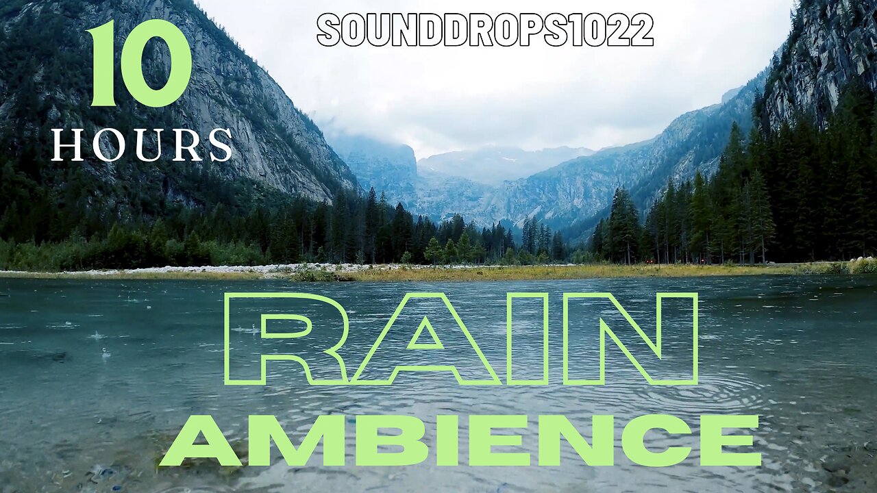A Decade of Calm: 10 Hours Lake Rain Sounds