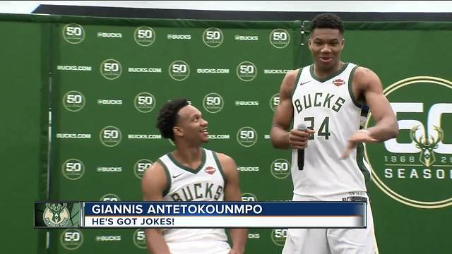 Giannis got jokes!