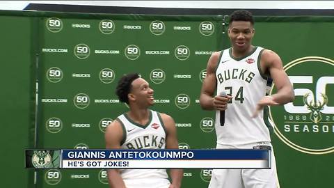 Giannis got jokes!
