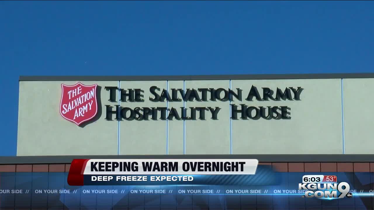 Shelters brace for freezing temps