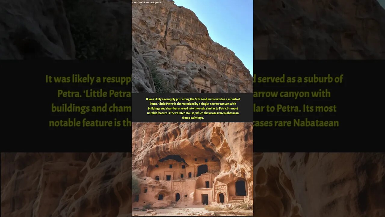 Unveiling 'Little Petra': The Underrated Nabataean Masterpiece #shorts #ancient #history