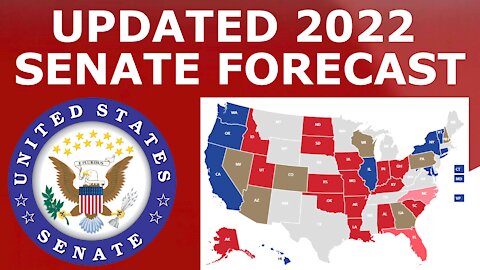 Updated 2022 Senate Map Prediction (Nov. 2021)
