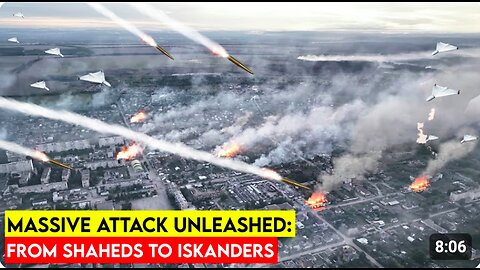 Unstoppable! Russia Fires Ukraine with Over 180 Aerial Weapons in One Night!