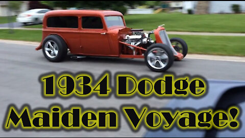 1934 Dodge - Maiden Voyage!!