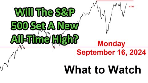 S&P 500 What to Watch for Monday September 16, 2024