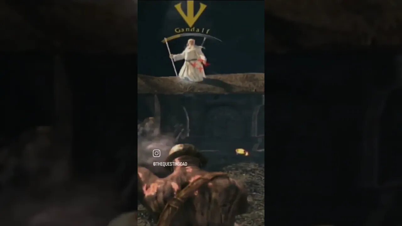 Gandalf has the high ground! #lotr #lotrconquest #ringsofpower #thelordoftherings