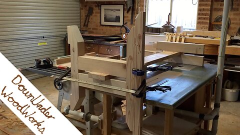 Building a huge reclaimed oregon (douglas fir) outdoor table (part 2)