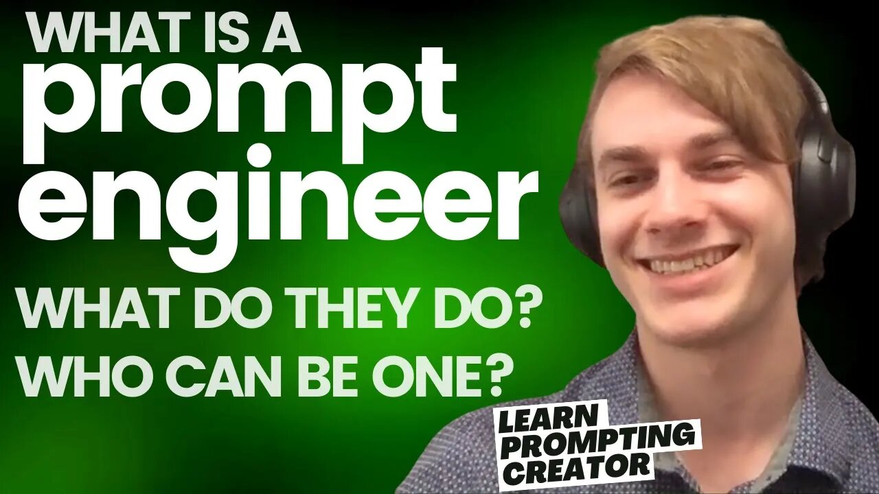 Paid to use ChatGPT?! What is a prompt engineer? Can YOU be a "professional prompter"?