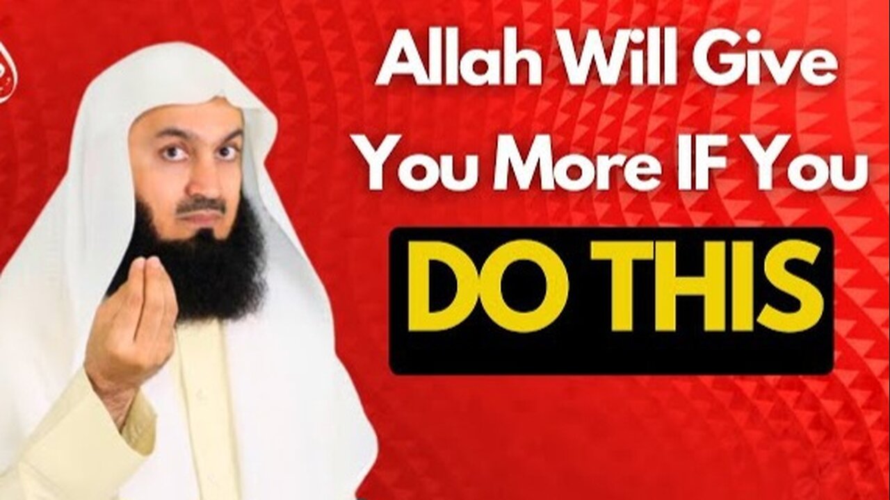 Do this Allah will give you more 🙏🏻 🤲👍