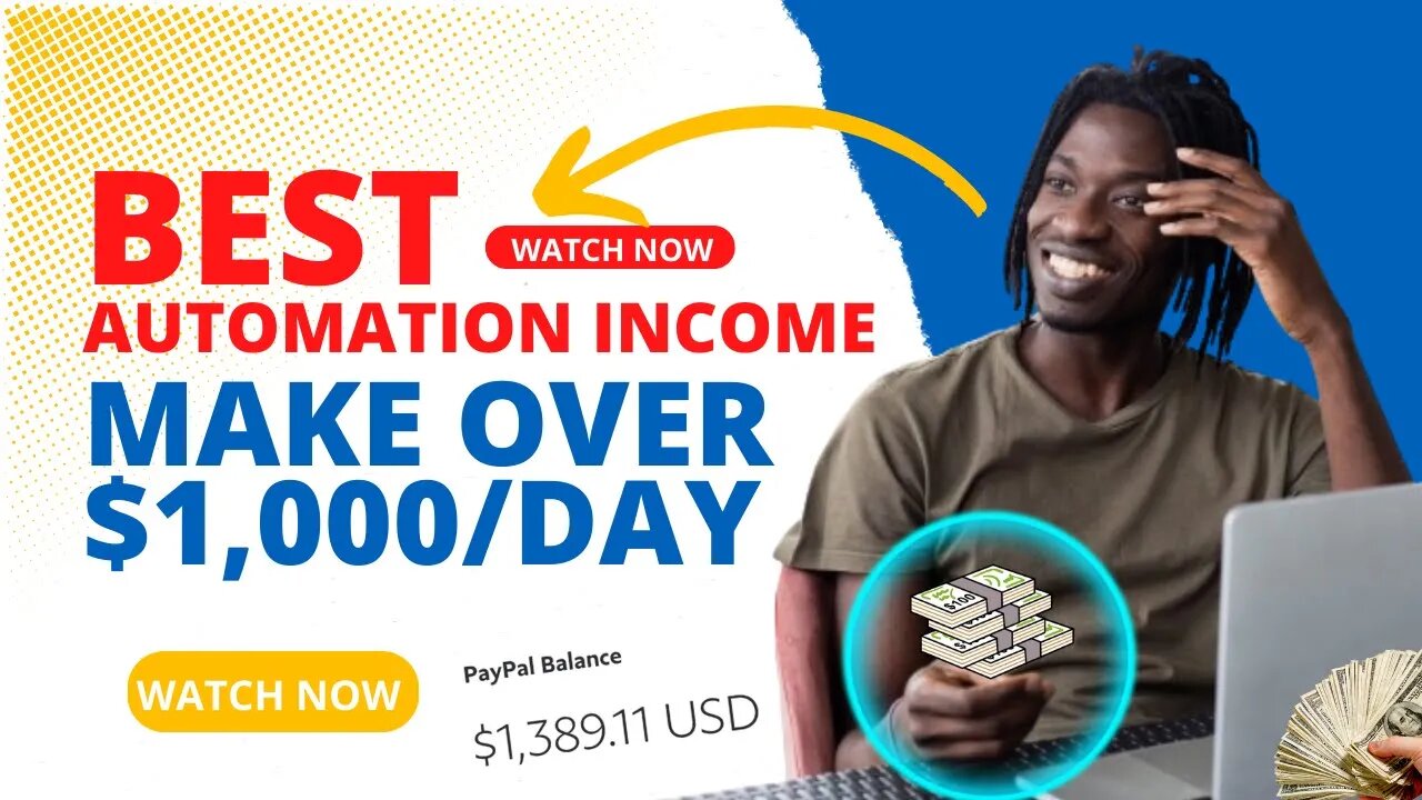 MAKE $1000 A Day With AUTOMATION Income, Free Traffic for Affiliate Marketing, CLICKBANK