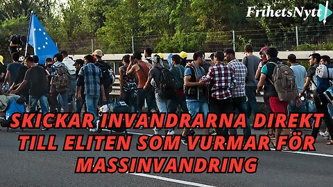 Nu skickas "flyktingarna" direkt till eliten i Bryssel