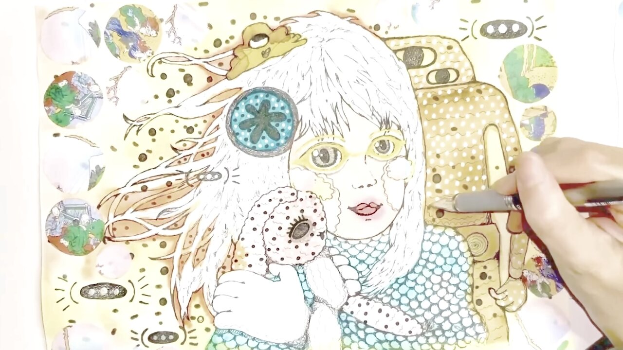 👁️心.星星友人/How to draw/step by step/Time-Lapse Drawing/