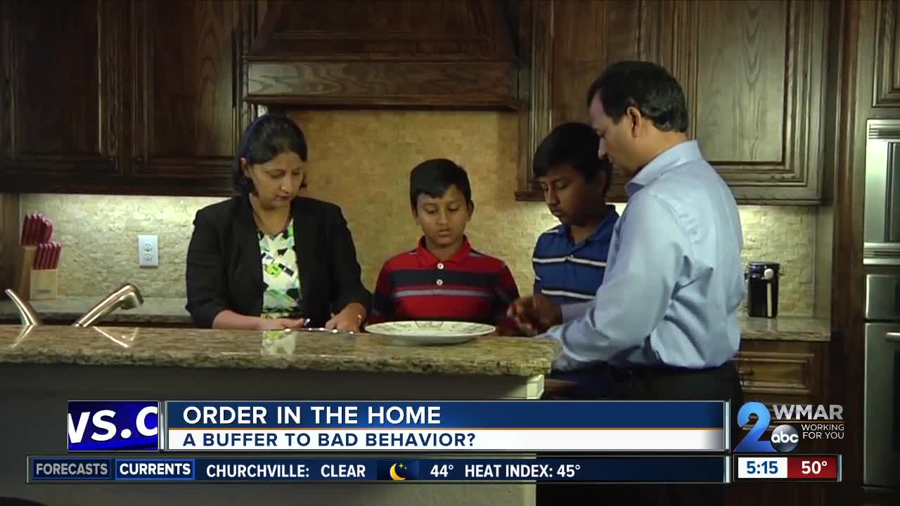 Order in the home: A buffer to bad behavior?