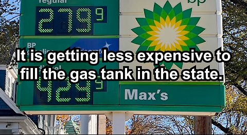 It is getting less expensive to fill the gas tank in the state.