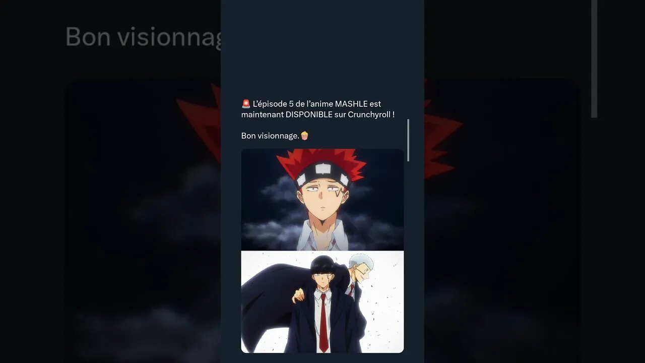 L’épisode 5 de l’anime MASHLE est maintenant DISPONIBLE sur Crunchyroll !