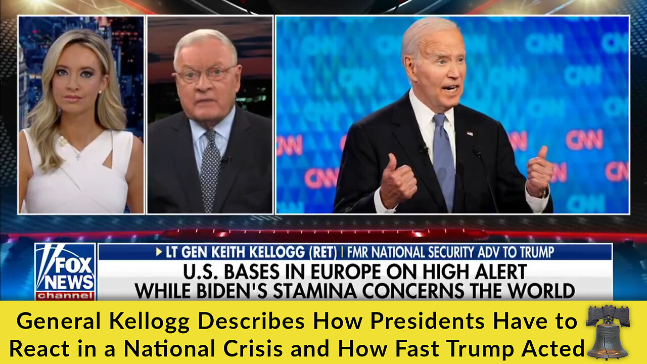General Kellogg Describes How Presidents Have to React in a National Crisis and How Fast Trump Acted