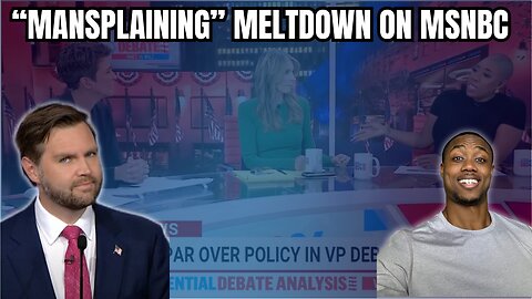MSNBC MELTS DOWN About JD Winning the VP Debate