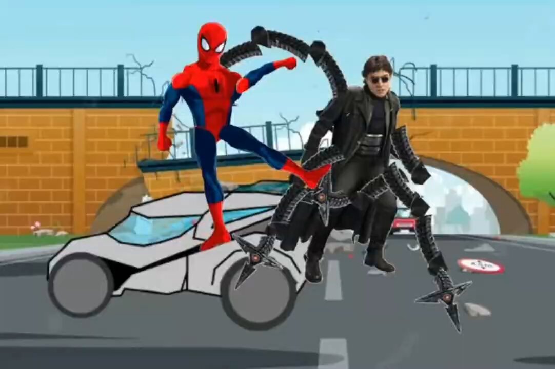 Spiderman vs doctor octopus