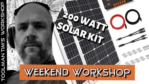 ECO- WORTHY 200 WATT SOLAR KIT (UNBOXING) - GETTING STARTED IN SOLAR PART 1