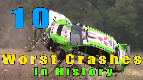 10 Worst Crashes In Motorsport History !