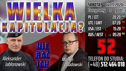 WIELKA KAPITULACJA? - Olszański, Osadowski NPTV (14.11.2020)