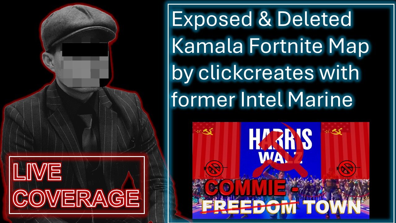Exposed & Deleted Kamala Fortnite Map by clickcreates with former Intel Marine