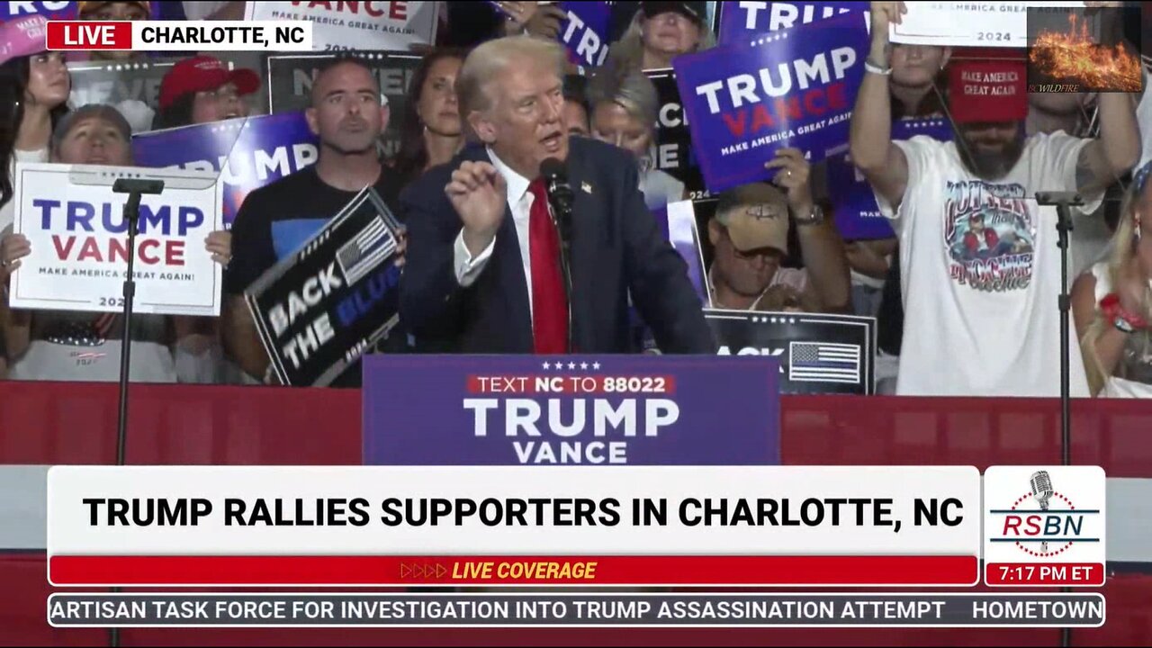 President Trump Rally Charlotte, North Carolina July 24, 2024