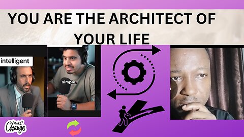 YOU ARE THE ARCHITECT OF YOUR LIFE #shorts #architect #changeyourlife #fyp / ONLY YOU CAN CHANGE.