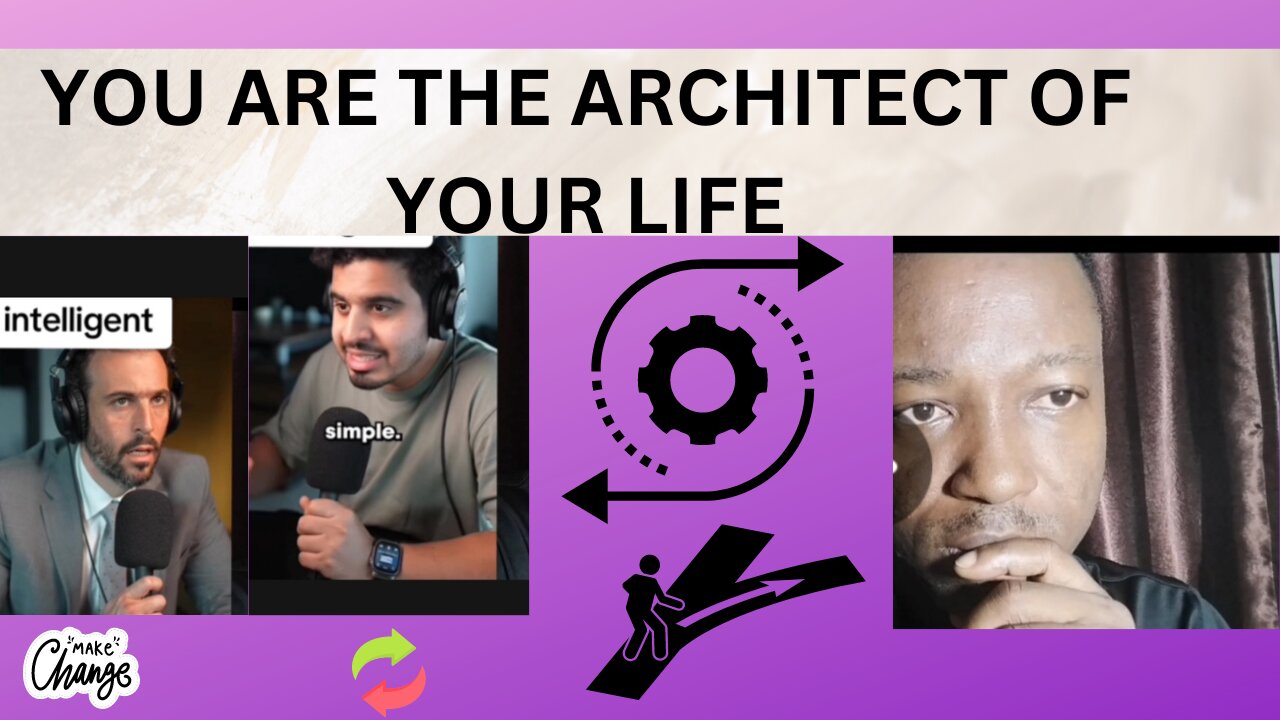 YOU ARE THE ARCHITECT OF YOUR LIFE #shorts #architect #changeyourlife #fyp / ONLY YOU CAN CHANGE.