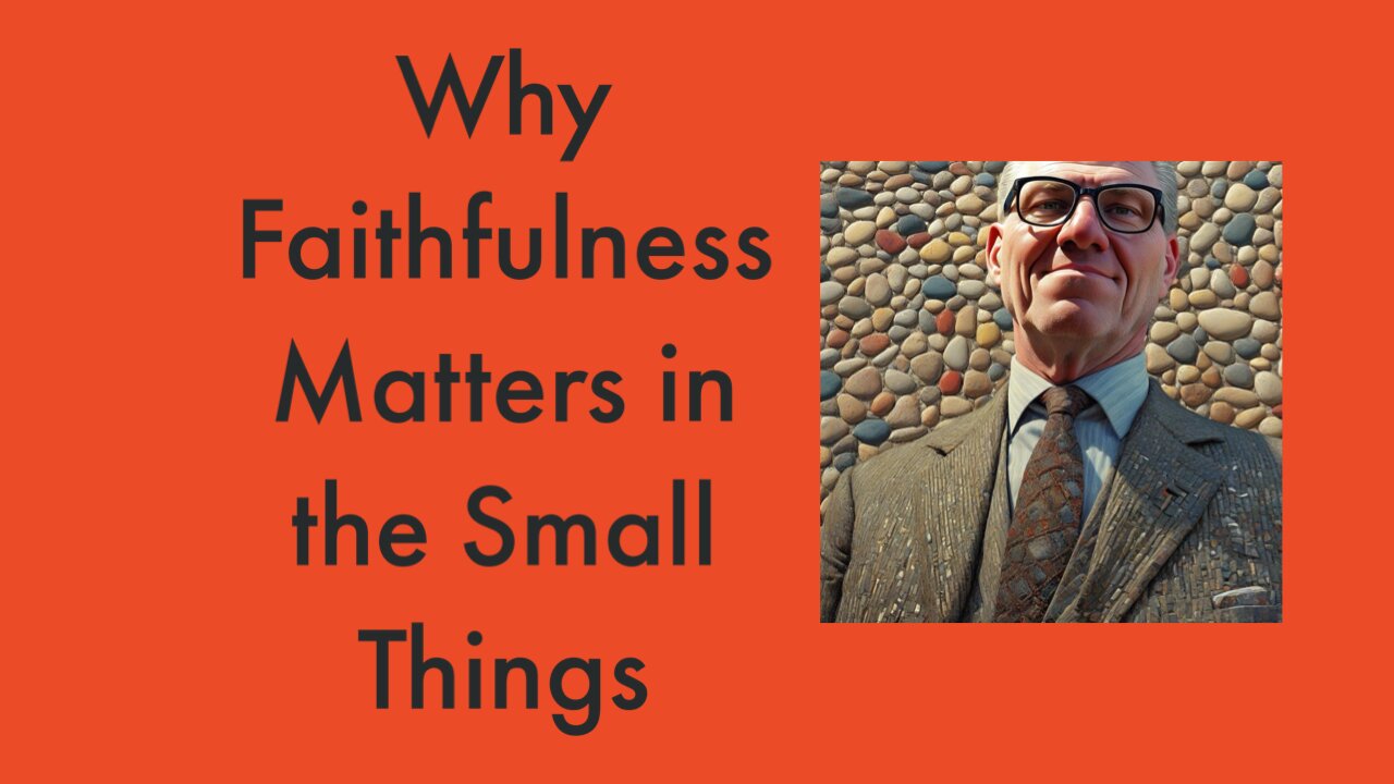 Why Faithfulness Matters in the Small Things
