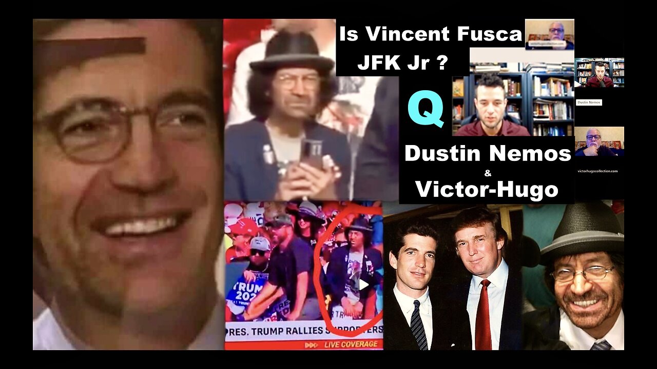 Dustin Nemos Victor Hugo Expose Vincent Fusca Debunk Q JFK Jr Is Alive And Working With Trump Theory
