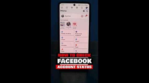 How to Check Your Facebook Account Status in Seconds! #realbipuldas #FacebookTips #AccountStatus