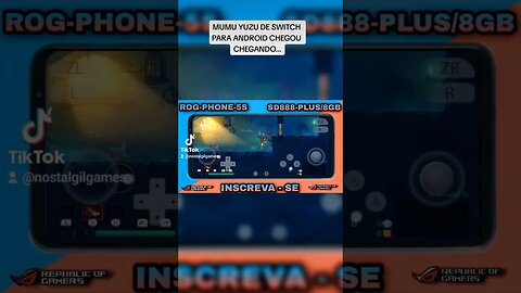 Yuzu chegou muito bem no Android🙏🏽