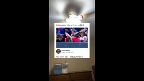 Kid saves little girl from ball